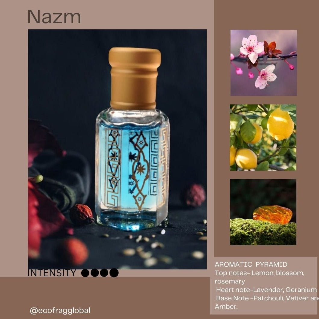 Scented Timber -Nazm attar+ Padma earrings