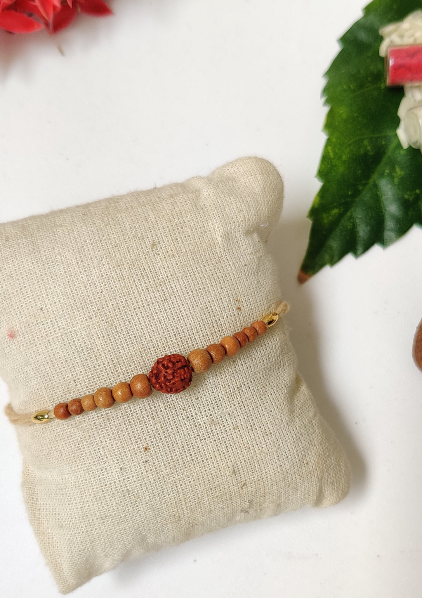 Shiv-chandan bead rakhi