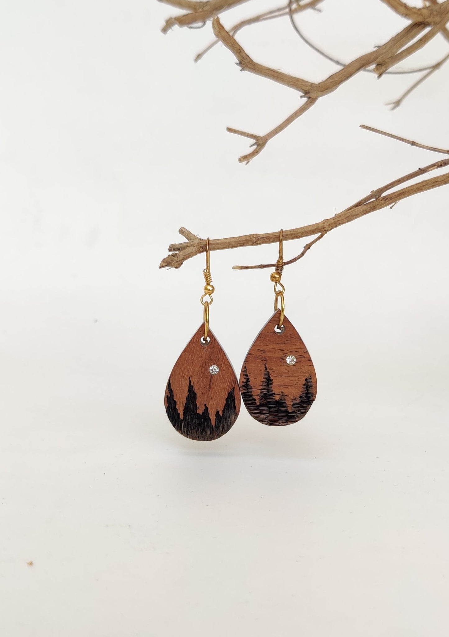 Timber Treeline Earrings