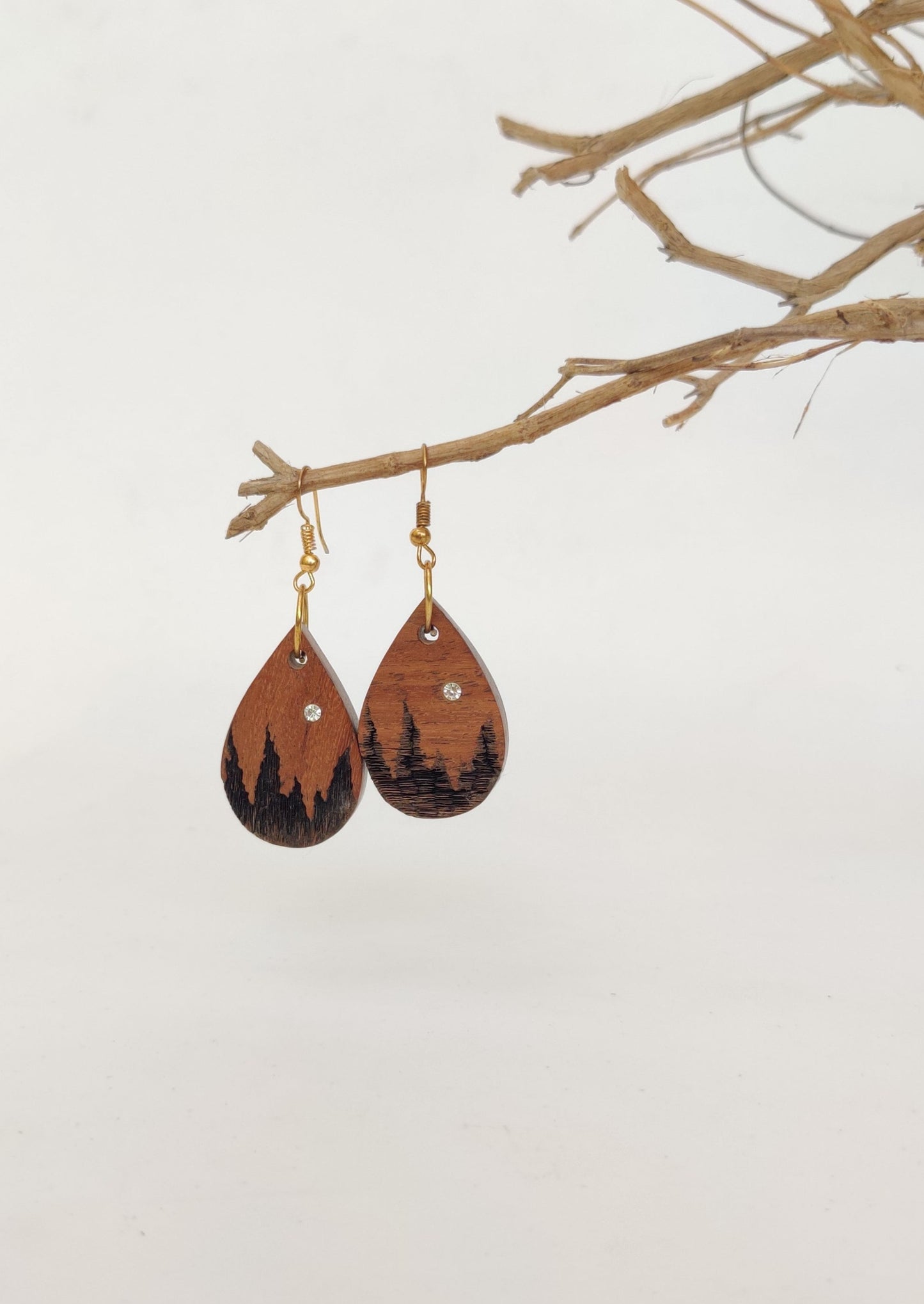 Timber Treeline Earrings