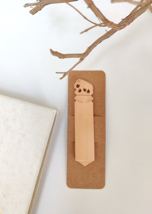 Gaj wooden bookmark- page hugger/handcarved-gift for him/her